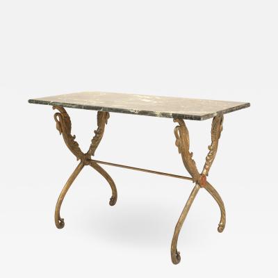Outdoor Victorian Marble Top Center Table