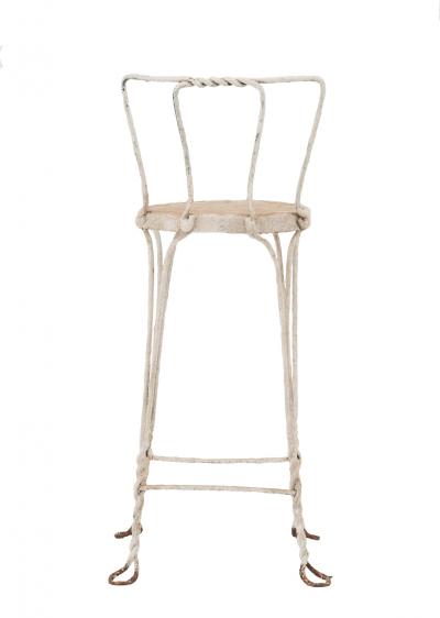 Outdoor Victorian Style Wire Bar Stools