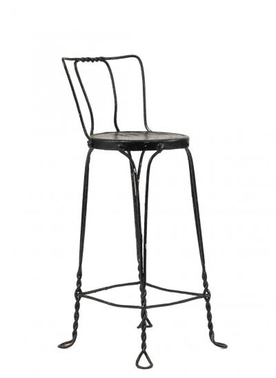 Outdoor Victorian Style Wire Bar Stools