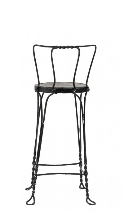 Outdoor Victorian Style Wire Bar Stools