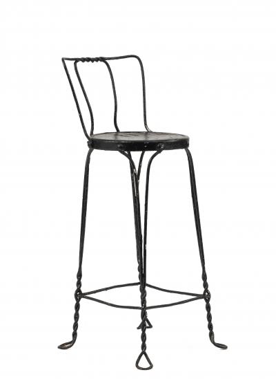Outdoor Victorian Wire Bar Stools