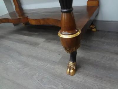 Outstanding Pair of 19th Century Italian Empire Console Tables