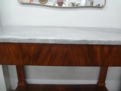 Outstanding Pair of 19th Century Italian Empire Console Tables