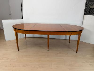 Oval Biedermeier Expandable Table Cherry Wood South Germany circa 1880