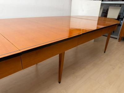 Oval Biedermeier Expandable Table Cherry Wood South Germany circa 1880