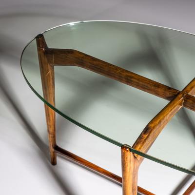 Oval Coffee Table Italy Mid 20th Century