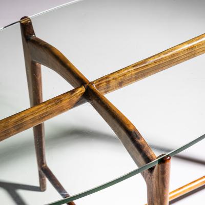 Oval Coffee Table Italy Mid 20th Century