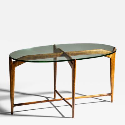Oval Coffee Table Italy Mid 20th Century