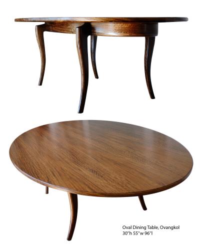 Oval Dining Table by David Ebner