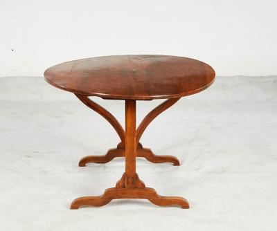 Oval Fruitwood Vineyard Table