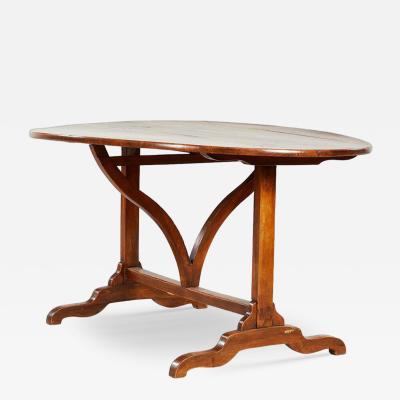 Oval Fruitwood Vineyard Table