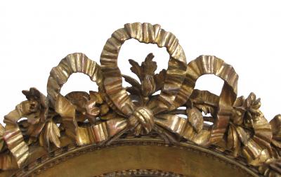 Oval Louis XVI Giltwood mirror