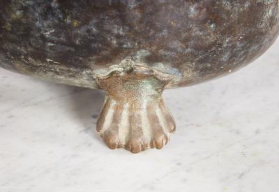 Oval Patinated Bronze Footed Georgian Jardiniere