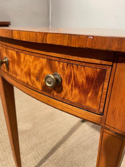 Oval Sheraton Satinwood Pembroke Table Circa 1790