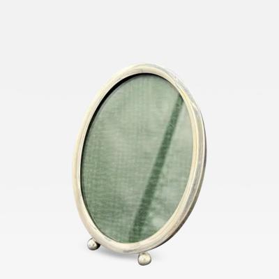 Oval Sterling Silver Picture Frame