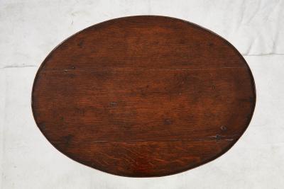 Oval Tavern Table with Silhouette Apron