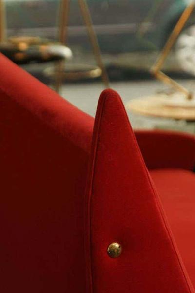 Over Scaled Mid Century Italian Sofa