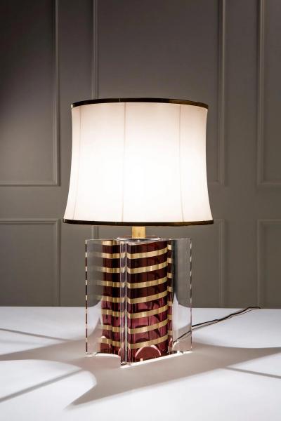 Oversize Table Lamp in Methacrylate