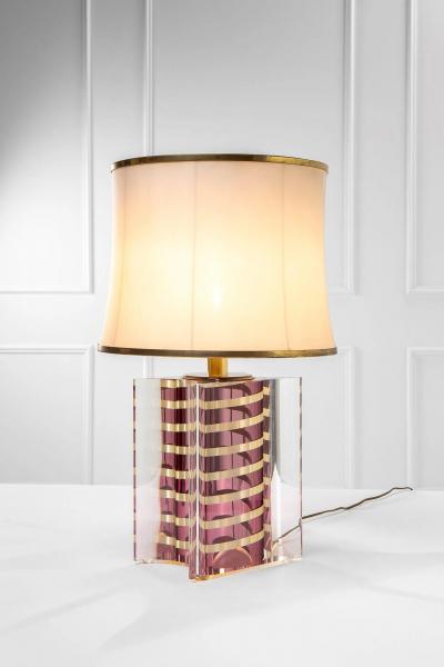 Oversize Table Lamp in Methacrylate