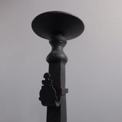 Oversized 19th Century Iron Fire Dogs France