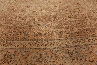 Oversized Antique Persian Khorassan Handmade Wool Rug