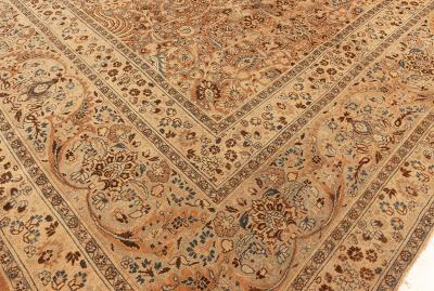 Oversized Antique Persian Khorassan Handmade Wool Rug