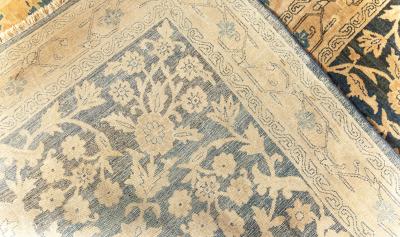 Oversized Antique Persian Kirman Handmade Wool Carpet