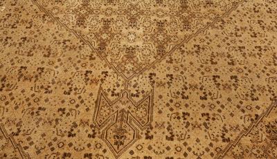 Oversized Antique Persian Tabriz Handmade wool Carpet