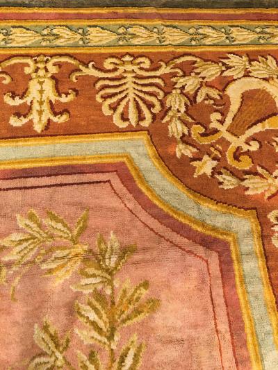 Oversized Antique Spanish Savonnerie Rug