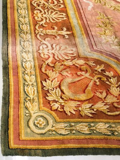 Oversized Antique Spanish Savonnerie Rug