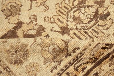 Oversized Antique Turkish Oushak Handmade Wool Rug