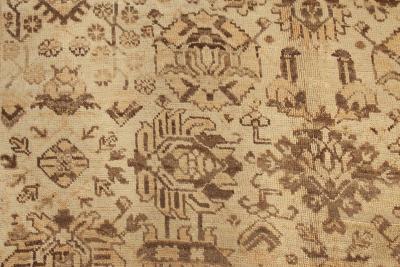 Oversized Antique Turkish Oushak Handmade Wool Rug