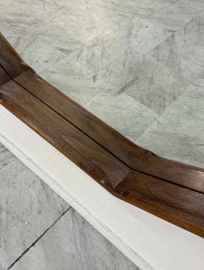 Oversized Dodecagonal Minimalist Wall Mirror 1990s