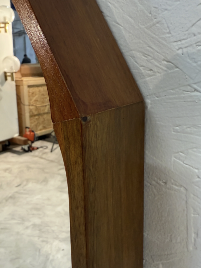 Oversized Dodecagonal Minimalist Wall Mirror 1990s