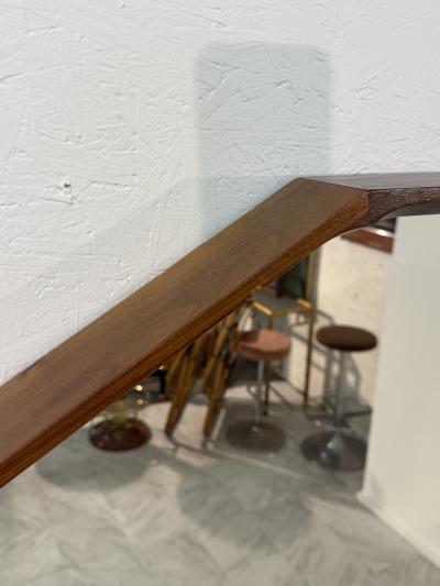 Oversized Dodecagonal Minimalist Wall Mirror 1990s Two Available 