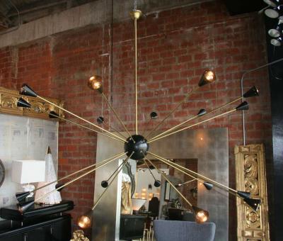 Oversized Italian Sputnik Light