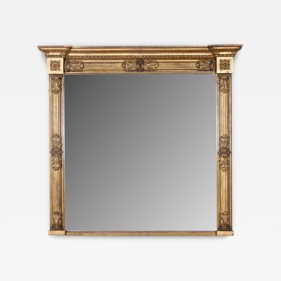 Oversized Neoclassical Gilt Mirror English Early 20th C 