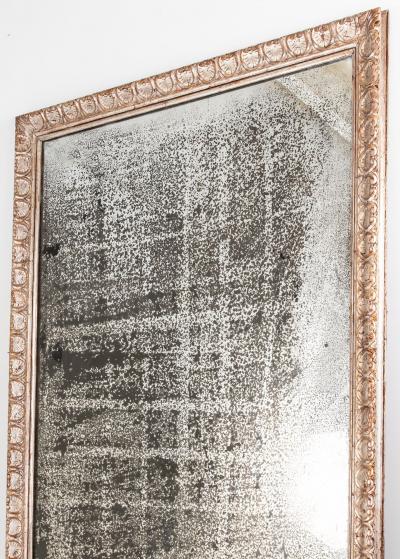 Oversized Silver Gilt Framed Mirror French 1890s