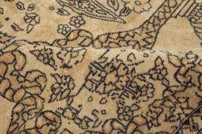 Oversized Vintage Indian Carpet Size Adjusted 