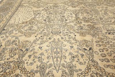 Oversized Vintage Indian Carpet Size Adjusted 
