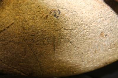 Oversized round floor vase by Ken Pick 