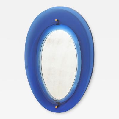 Ovoid Mirror by Max Ingrand for Fontana Arte