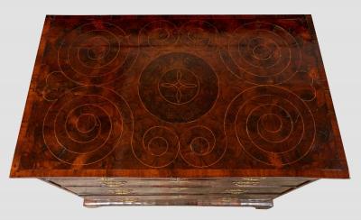 Oyster Veneered William and Mary Chest