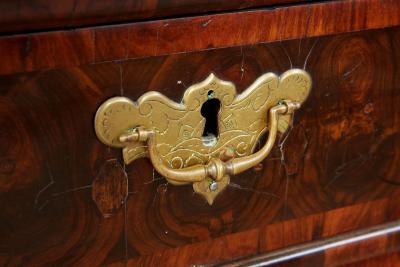 Oyster Veneered William and Mary Chest