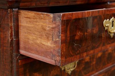 Oyster Veneered William and Mary Chest