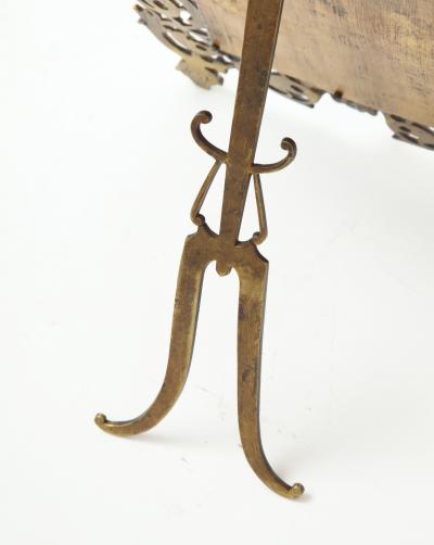 P E Guerin Antique Brass Vanity Mirror