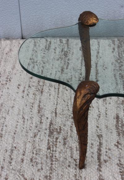 P E Guerin P E Guerin Style Gilt Legs Coffee Table