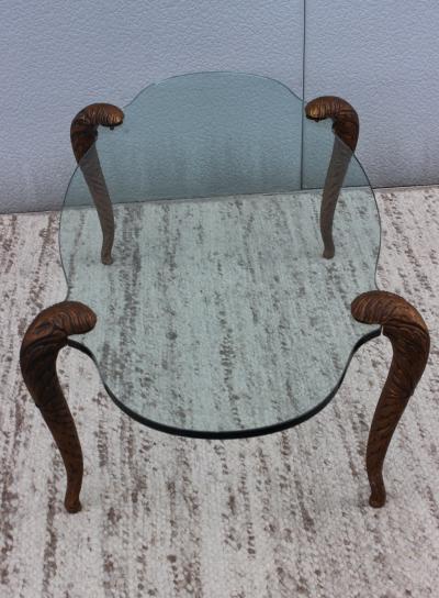 P E Guerin P E Guerin Style Gilt Legs Coffee Table