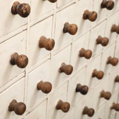 PAINTED APOTHECARY CHEST OF DRAWERS