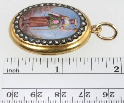 PAINTED LADY LOCKET